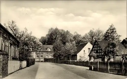 Ak Wudicke Großwudicke Milower Land Brandenburg, Straßenpartie