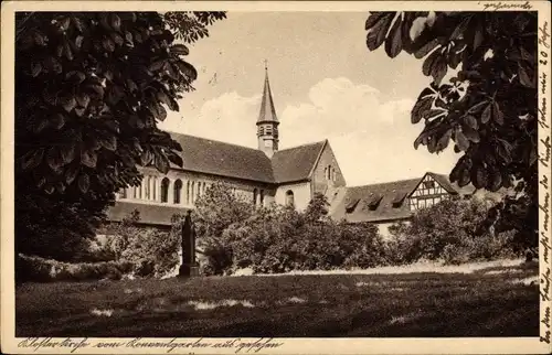 Ak Lehnin in der Mark, Klosterkirche vom Konventgarten,Diakonissenmutterhaus, Luise Henrietten Stift