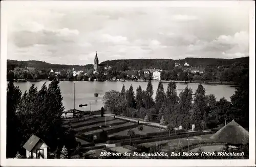 Ak Buckow in der Märkischen Schweiz, Blick von der Ferdinandhöhe