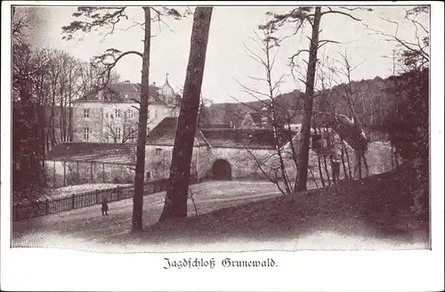 Ak Berlin Wilmersdorf Grunewald, Jagdschloss