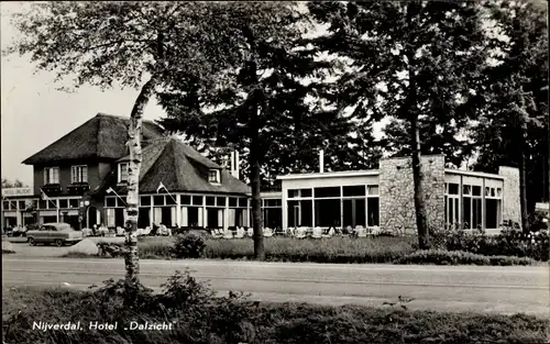 Ak Nijverdal Overijssel Niederlande, Hotel Dalzicht, Grotestraat 285, A. J. v. d. Berg