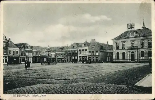 Ak Steenwijk Steenwijkerland Overijssel, Marktplein