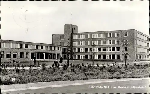 Ak Steenwijk Steenwijkerland Overijssel, Ned. Herv. Rusthuis Nijenstede