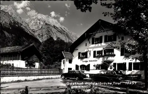 Ak Absam in Tirol, Gasthof Walderbrücke