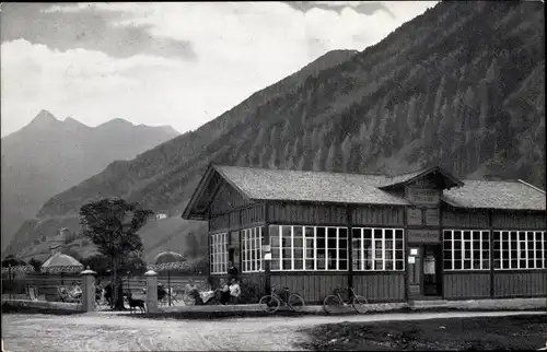 Ak Neder Neustift im Stubaital in Tirol, Gasthof und Pension zum Zegger