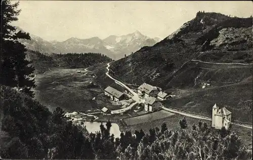Ak Obertauern in Salzburg, Wiesenegg gegen die Steinfeldspitze