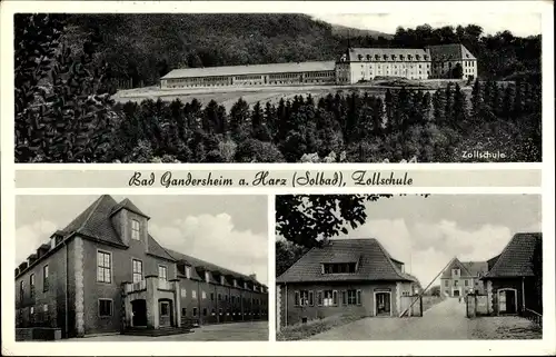 Ak Bad Gandersheim in Niedersachsen, Zollschule