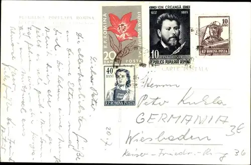 Ak București Bukarest Rumänien, Straßenpartie, Häuser, Alimentara, Pescarie