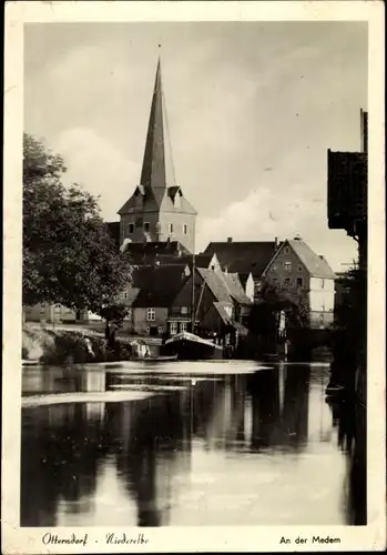 Ak Otterndorf an der Niederelbe, An der Medem