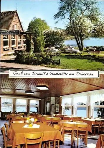 Ak Mölln im Herzogtum Lauenburg, Brandt's Gaststätte am Drüsensee, Bes. Horst Brandt