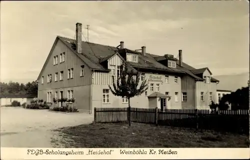 Ak Weinböhla in Sachsen, FDGB Erholungsheim Heidehof