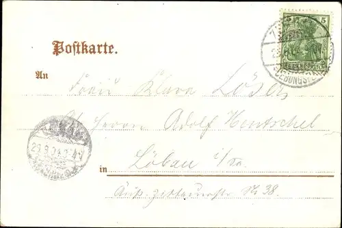 Litho Zeithain in Sachsen, Truppenübungsplatz, Planitzstraße