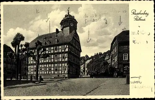 Ak Rauschenberg in Hessen, Rathaus