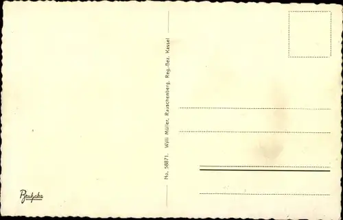 Ak Rauschenberg in Hessen, Rathaus