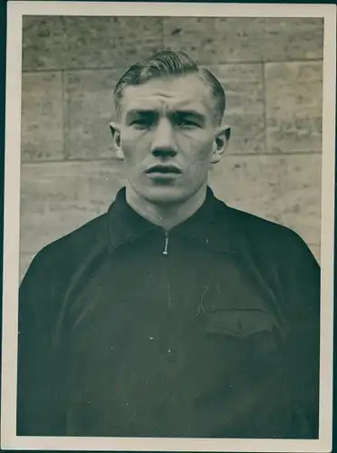Foto Fußballspieler August Lenz, Borussia Dortmund, Portrait