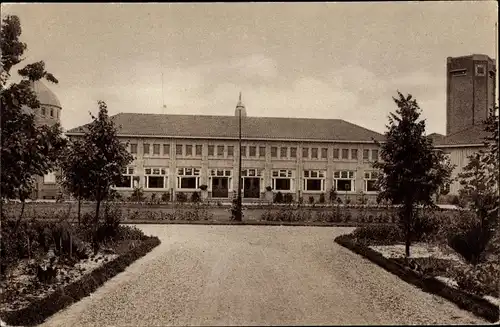 Ak Bergen Nordholland Niederlande, Voorzijde, Sint Petrus Canisius Retraitenhuis