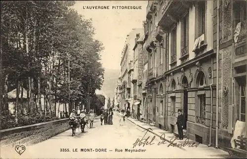 Ak Le Mont Dore Puy de Dôme, Rue Meynadier