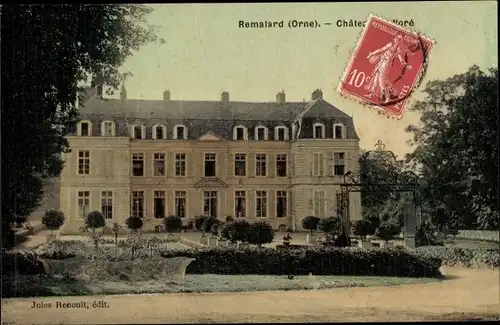 Ak Rémalard Orne, Le Chateau de Voré