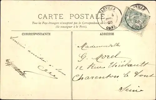 Ak Montmerrel Orne, Le Camp de Cesar