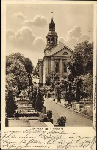 Ak Einsiedel Chemnitz in Sachsen, Kirche