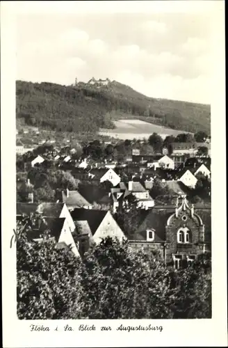 Ak Flöha in Sachsen, Blick zur Augustusburg