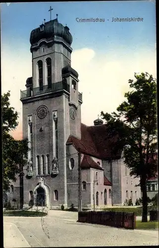 Ak Crimmitschau in Sachsen, Johanniskirche