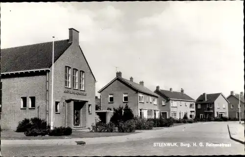 Ak Steenwijk Steenwijkerland Overijssel, Burg H. G. Reinenstraat