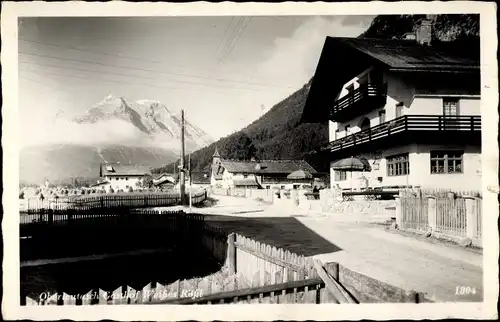 Ak Oberleutasch Leutasch in Tirol, Gasthof Weißes Ross