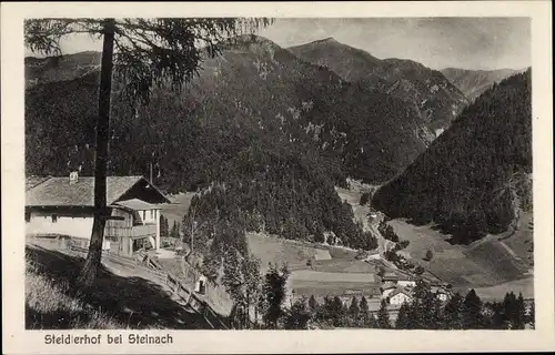 Ak Steinach am Brenner in Tirol, Steidlerhof, Ort im Tal