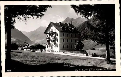 Ak Fulpmes in Tirol, Pension Habichthof, Stubaital