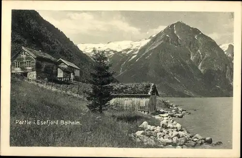 Ak Balholm Sogn Norwegen, Partie i. Esefjord