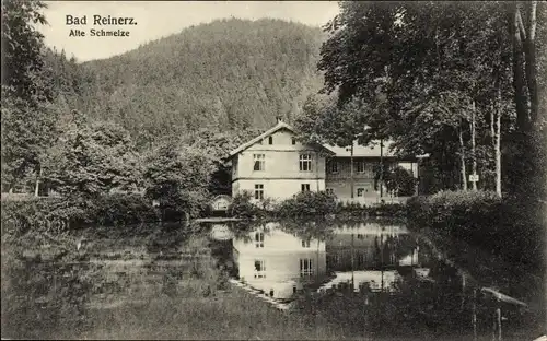 Ak Duszniki Zdrój Bad Reinerz Schlesien, Alte Schmelze