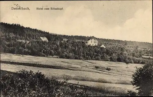 Ak Deuselbach Rheinland Pfalz, Hotel zum Erbeskopf