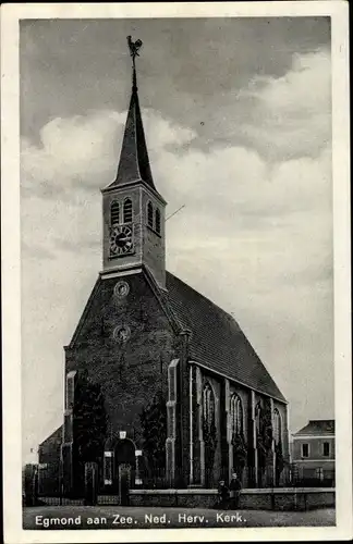 Ak Egmond an Zee Nordholland Niederlande, Ned. Herv. Kerk