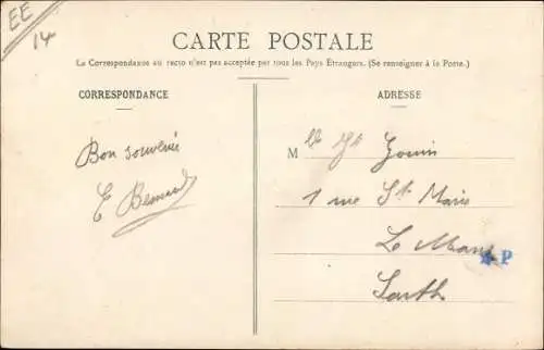 Ak Livarot Calvados, Une Rue, Straßenpartie