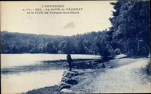 Ak Puy de Dôme, Le Gour de Tazenat et la Foret du Versant Sud-Ouest