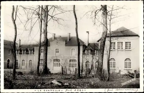 Ak La Chapelle près Sées Orne, Institut Saint Joseph, L'Ecole