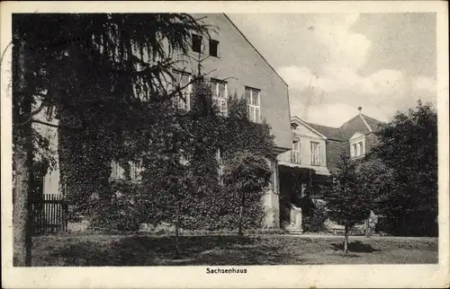 Ak Neustadt an der Waldnaab Bayern, Kindererholungsheim Wöllershof, Sachsenhaus