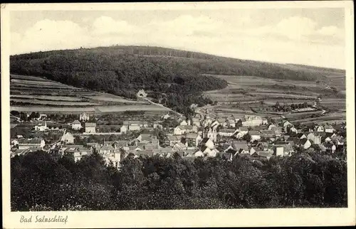 Ak Bad Salzschlirf in Hessen, Panorama vom Ort