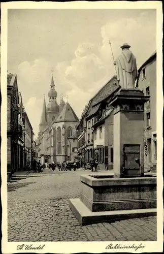 Ak Sankt Wendel im Saarland, Balduinstraße