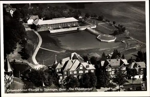 Ak Oberhof im Thüringer Wald, Blick auf Hotel Der Schweizerhof