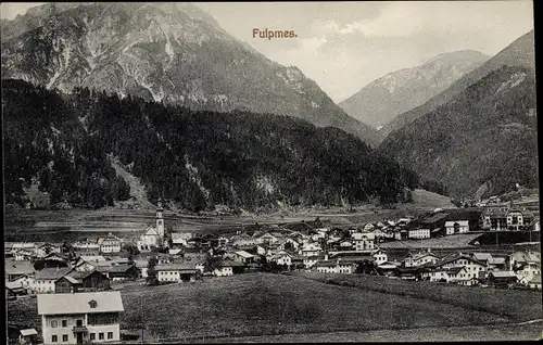 Ak Fulpmes in Tirol, Totalansicht der Ortschaft