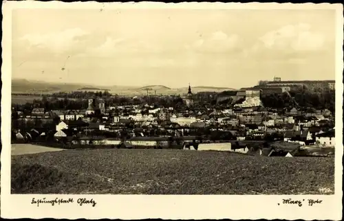 Ak Kłodzko Glatz Schlesien, Panorama vom Ort