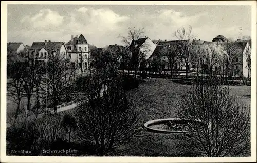 Ak Nerchau Grimma in Sachsen, Schmuckplatz