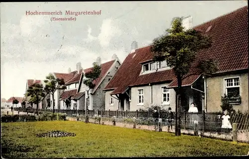 Ak Hochemmerich Duisburg im Ruhrgebiet, Margaretenhof, Eisenstraße