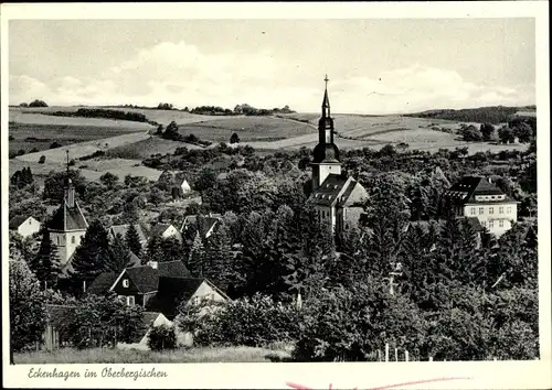 Ak Eckenhagen im Oberbergischen Kreis, Blick auf den Ort