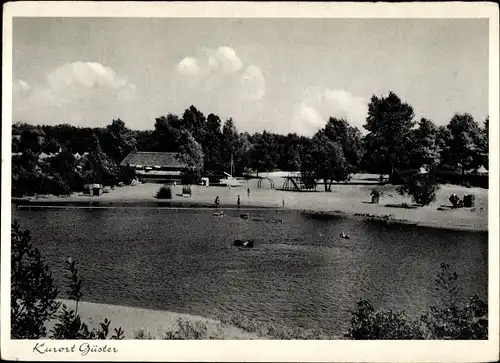 Ak Güster in Lauenburg, Partie am Prüss-See