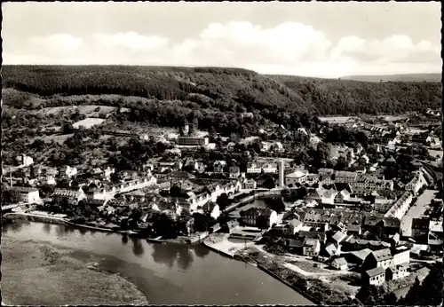 Ak Bad Karlshafen an der Weser, Luftaufnahme