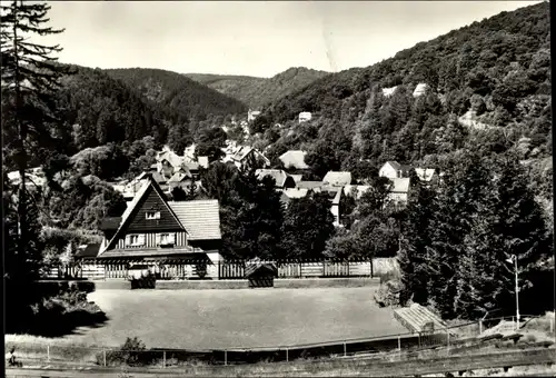 Ak Altenbrak Thale im Harz, Blick von der Waldbühne