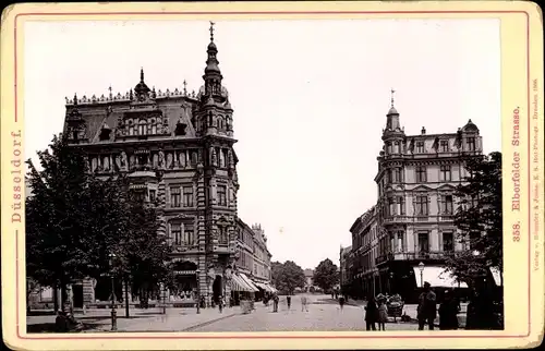 Kabinettfoto Düsseldorf am Rhein, Elberfelder Straße